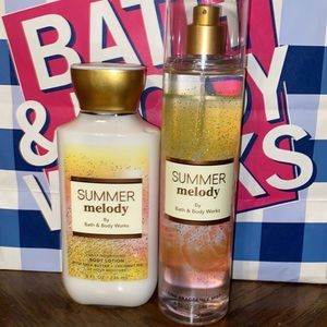 New!! Summer Melody Body Lotion and Fragrance Mist
